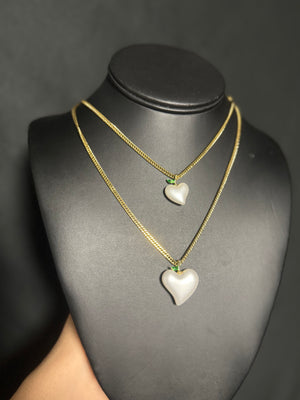 
                  
                    Pearl Heart Necklace
                  
                