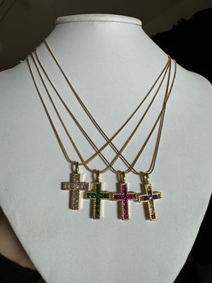 
                  
                    Gem Cross Necklace
                  
                