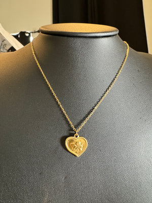 
                  
                    Mini Angel Heart Necklace
                  
                