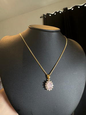 
                  
                    Rose Quartz Sparkle Necklace
                  
                