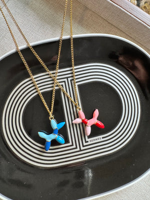 
                  
                    Color Block Dog Necklace
                  
                