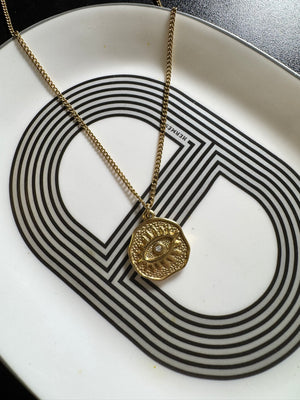 
                  
                    See Everything Eye Coin Necklace
                  
                