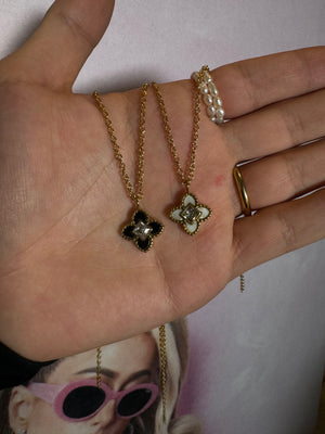 
                  
                    Gem Clover Necklace
                  
                