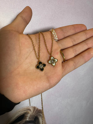 
                  
                    Gem Clover Necklace
                  
                