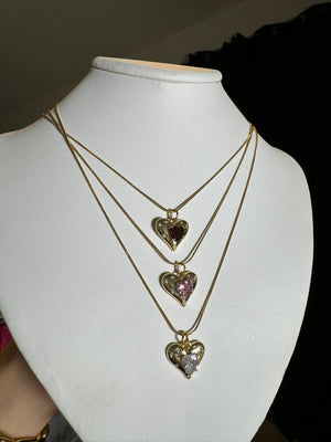 
                  
                    Double Heart Star Necklace
                  
                