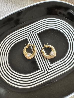 
                  
                    Heart CZ Earrings
                  
                