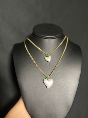 
                  
                    Pearl Heart Necklace
                  
                
