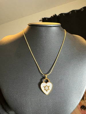 
                  
                    Star Heart Lock Necklace
                  
                