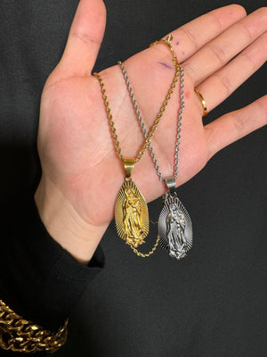 
                  
                    Virgin Mary Rope Necklace
                  
                