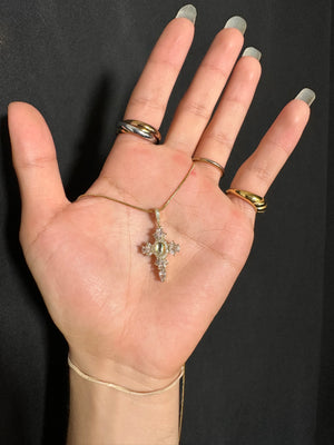 
                  
                    Mini Moonstone Cross
                  
                