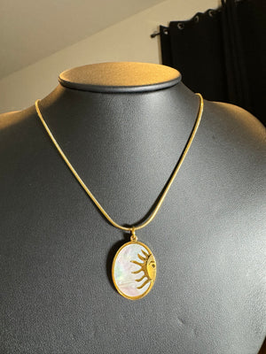 
                  
                    Positive Sun Coin Necklace
                  
                