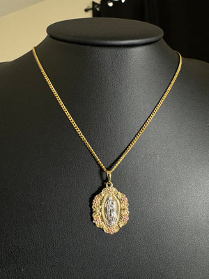 
                  
                    3 Tone Virgin Mary Necklace
                  
                