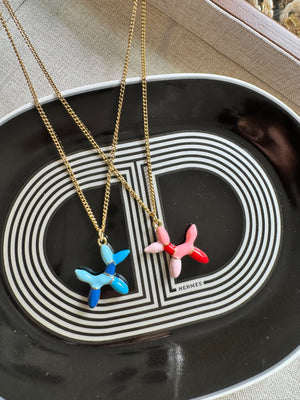 
                  
                    Color Block Dog Necklace
                  
                