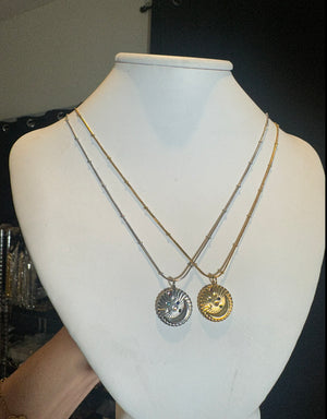 
                  
                    Moon Star Coin Necklace
                  
                