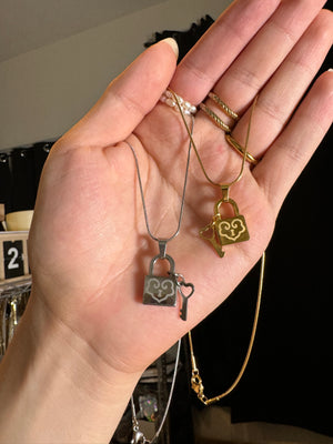 
                  
                    Heart Lock & Key Necklace
                  
                