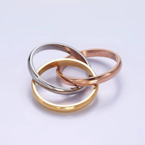 
                  
                    Trio Tone Band Ring
                  
                