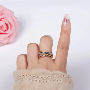 
                  
                    Trio Tone Band Ring
                  
                