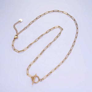 
                  
                    Paper Clip Clasp Necklace
                  
                