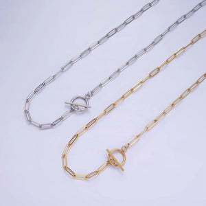 
                  
                    Paper Clip Clasp Necklace
                  
                