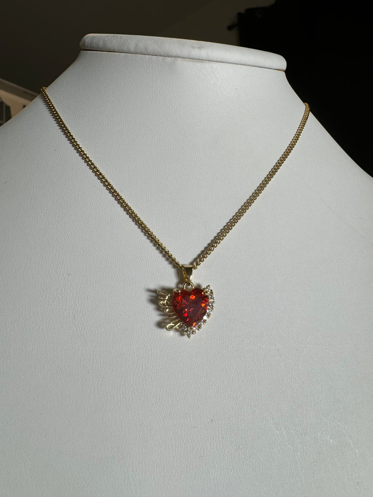 
                  
                    Lucky Red Heart Necklace
                  
                