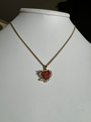 
                  
                    Lucky Red Heart Necklace
                  
                