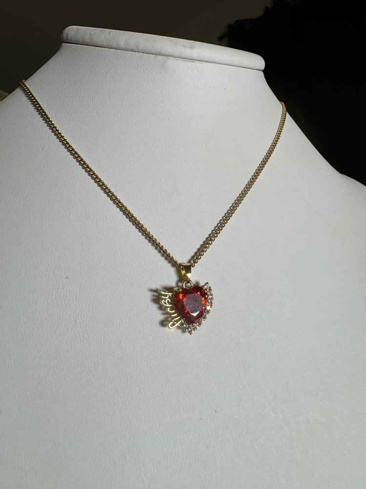 
                  
                    Lucky Red Heart Necklace
                  
                