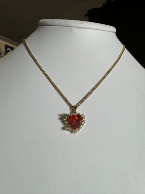 
                  
                    Lucky Red Heart Necklace
                  
                