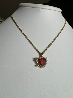 
                  
                    Lucky Red Heart Necklace
                  
                