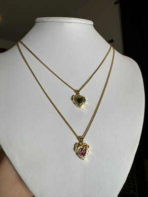 
                  
                    Royal Princess Gem Heart Necklace ￼
                  
                