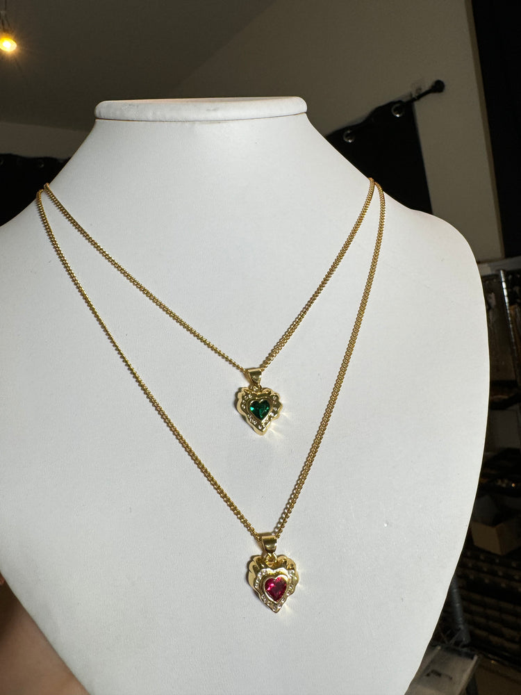 
                  
                    Royal Princess Gem Heart Necklace ￼
                  
                