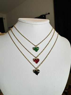 
                  
                    Mini Gem Heart Choker Necklace
                  
                