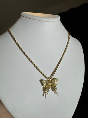 
                  
                    Cassie Iced Butterfly Rope Necklace
                  
                