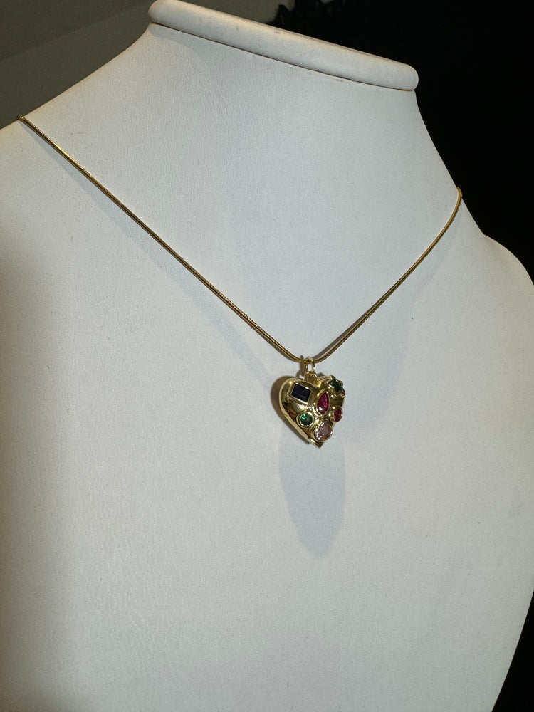 
                  
                    Gems Heart Necklace
                  
                