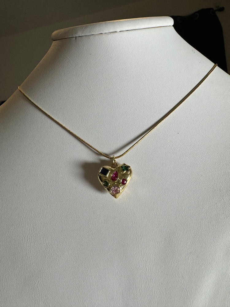 
                  
                    Gems Heart Necklace
                  
                