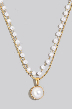 
                  
                    Pearl Beaded Necklace Set
                  
                