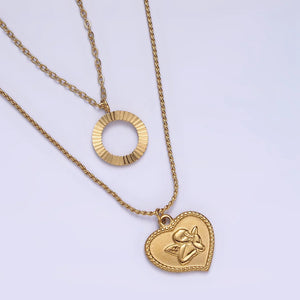 
                  
                    Angelic Heart double chain set
                  
                