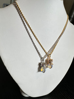 
                  
                    Elephant Crystal Rope Necklace
                  
                