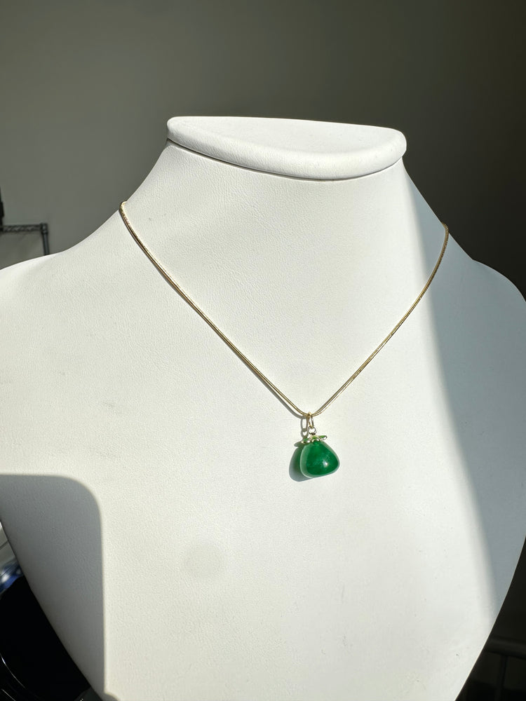 
                  
                    The Jade Drop Necklace
                  
                