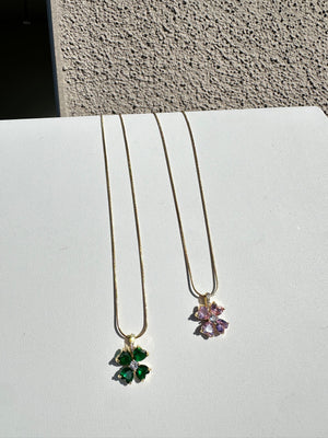 
                  
                    Crystal Clover Necklace
                  
                