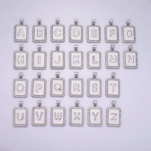 
                  
                    White Letter Necklace
                  
                